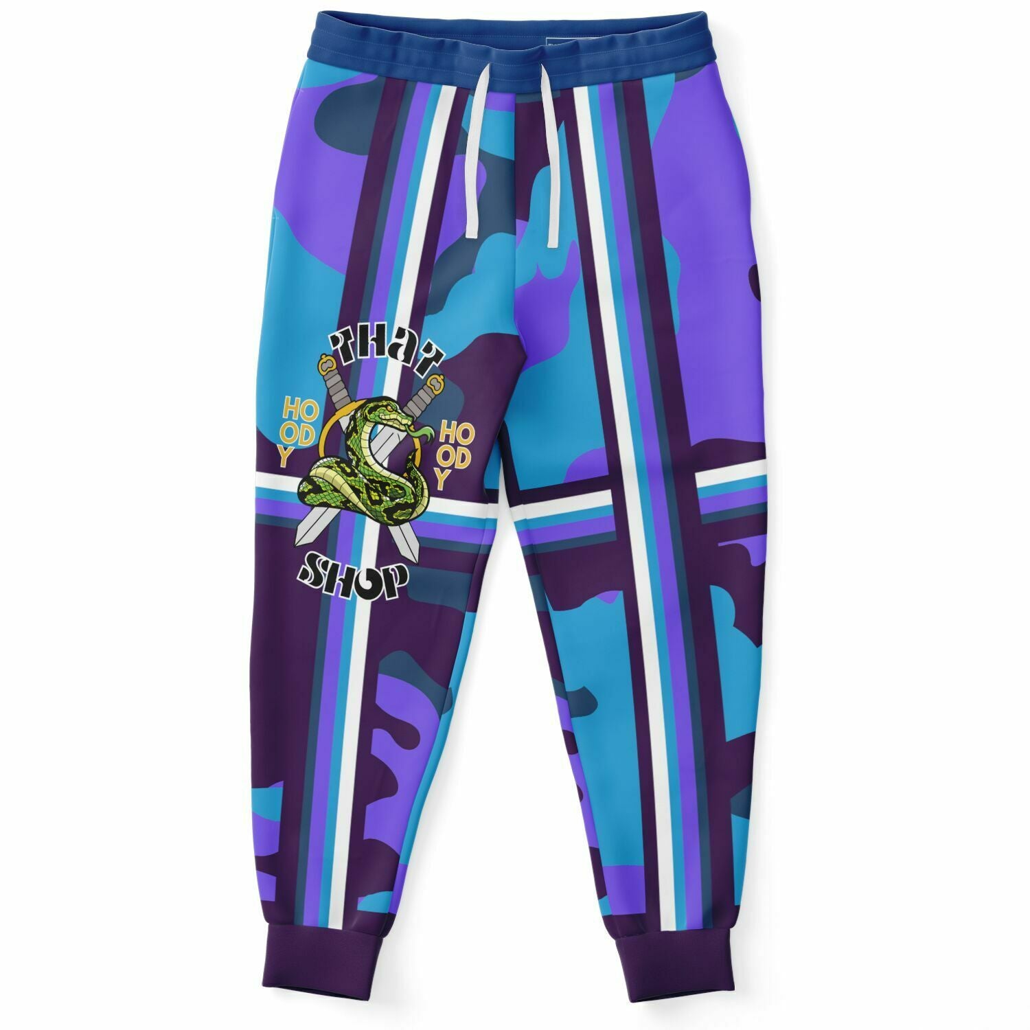 THS Snake Bite Purple Midnight Camo Fleece Joggers