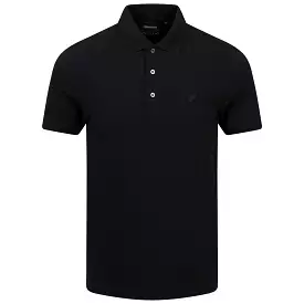 Tonal Eagle Polo Jet Black - SS24