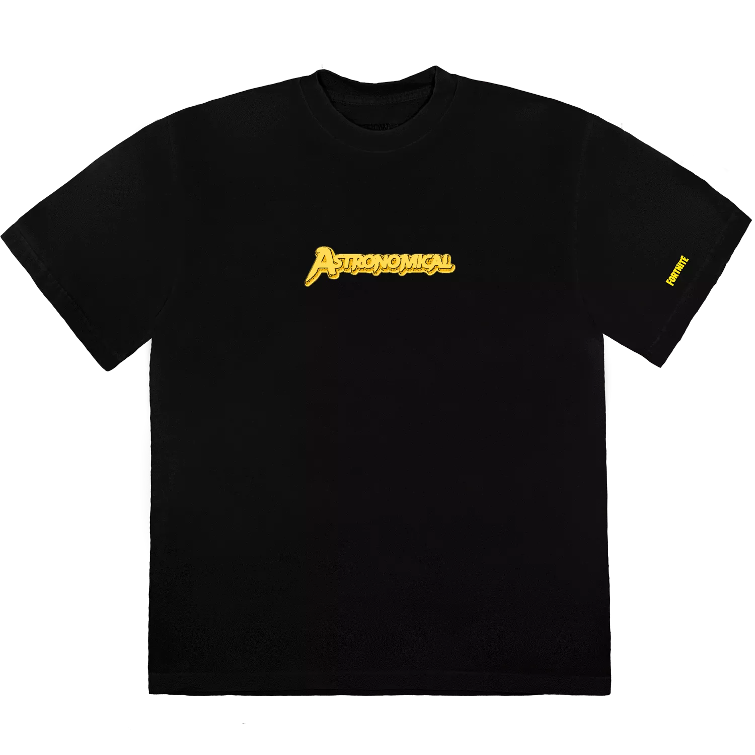 Travis Scott Astro Portrait T-shirt Black