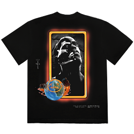 Travis Scott Astro Portrait T-shirt Black