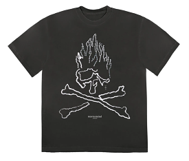 Travis Scott Cactus Jack For Mastermind Skull T-shirt Black