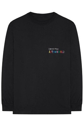 Travis Scott Greetings From L/S T-shirt Black