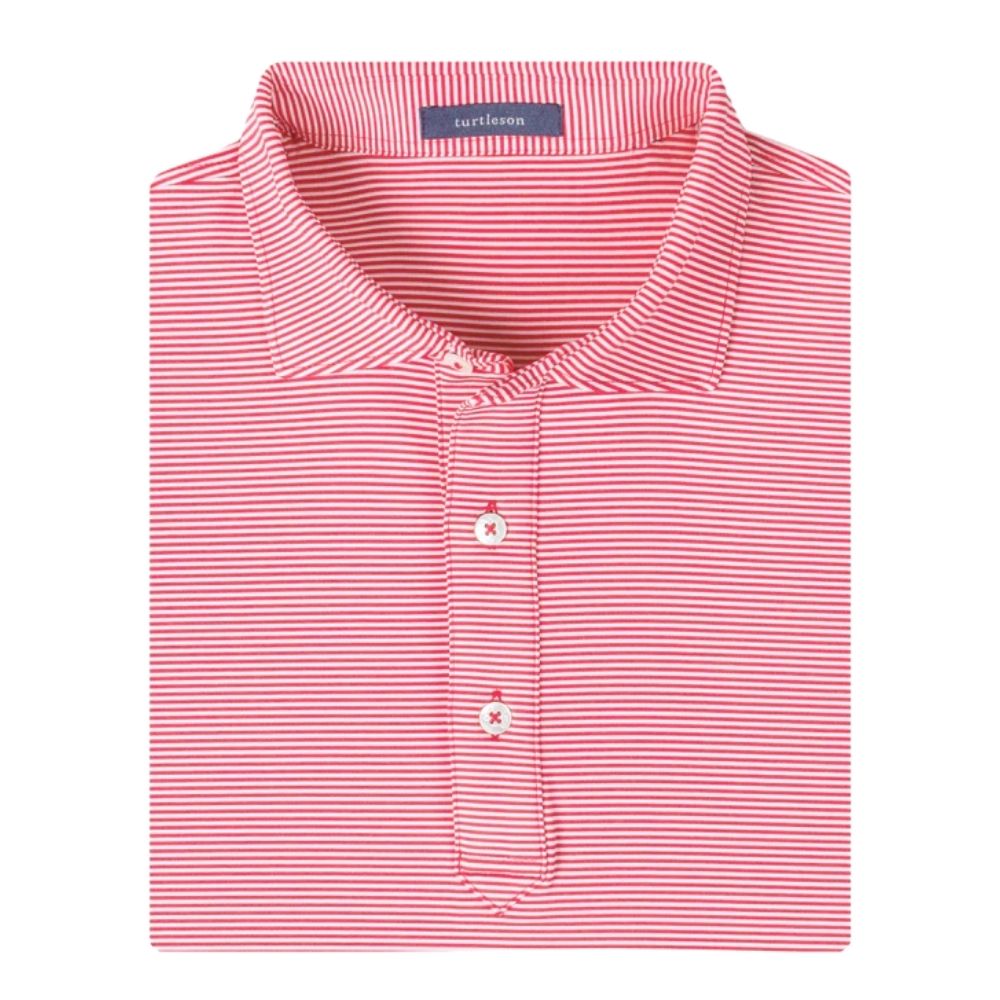 Turtleson Carter Stripe Performance Polo