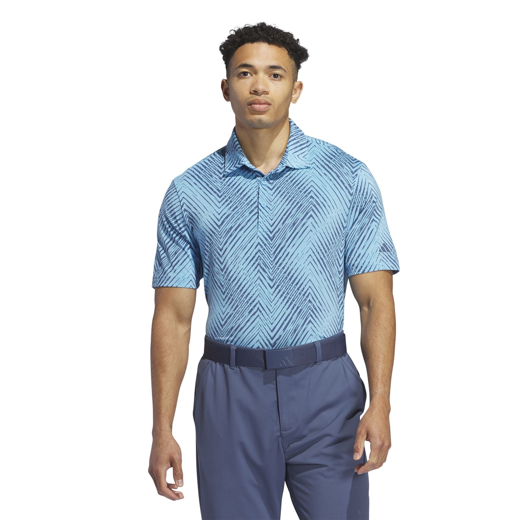 Ultimate365 Regular Fit All Over Print Polo Blue Burst - SS24