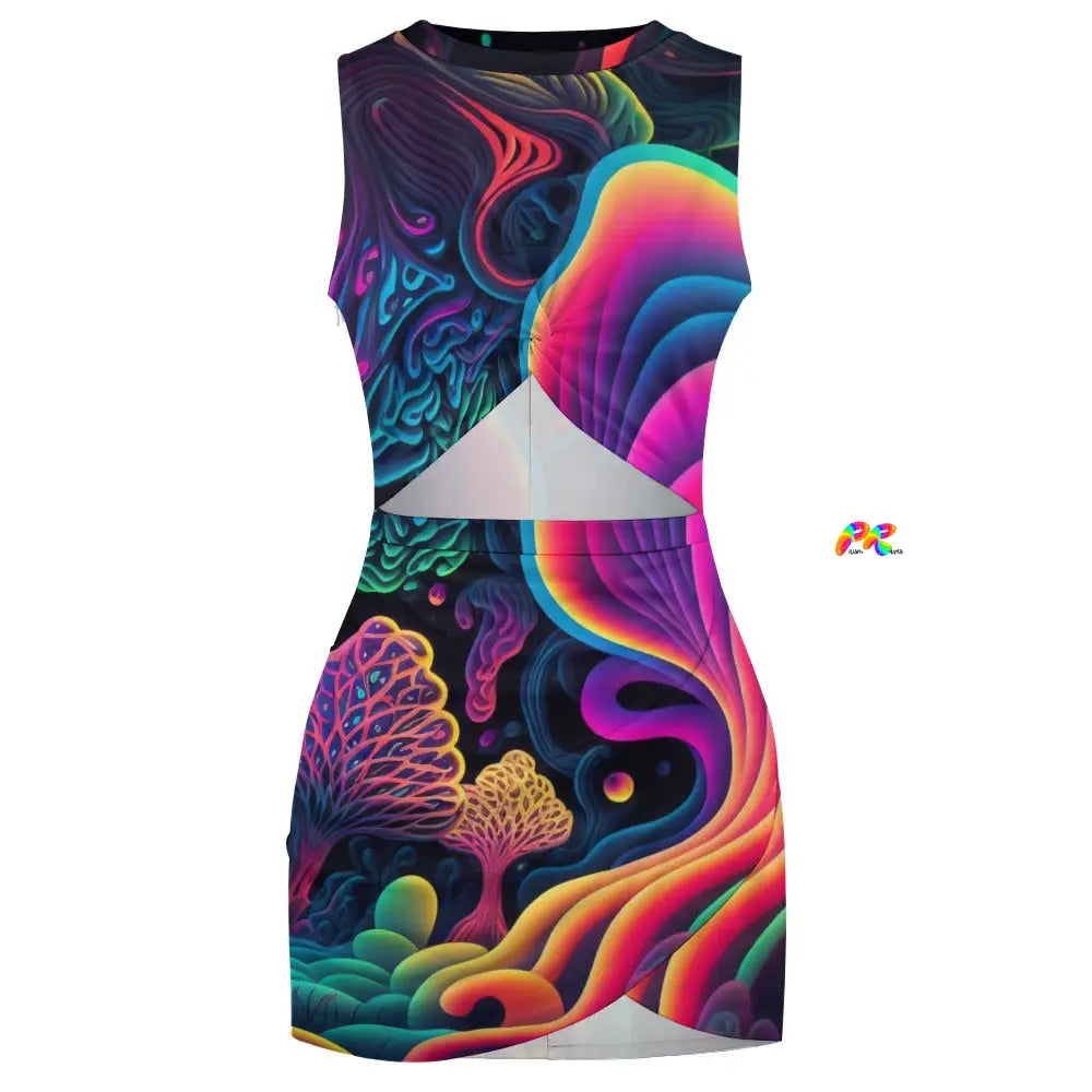 Underwater Flow Rave Dress