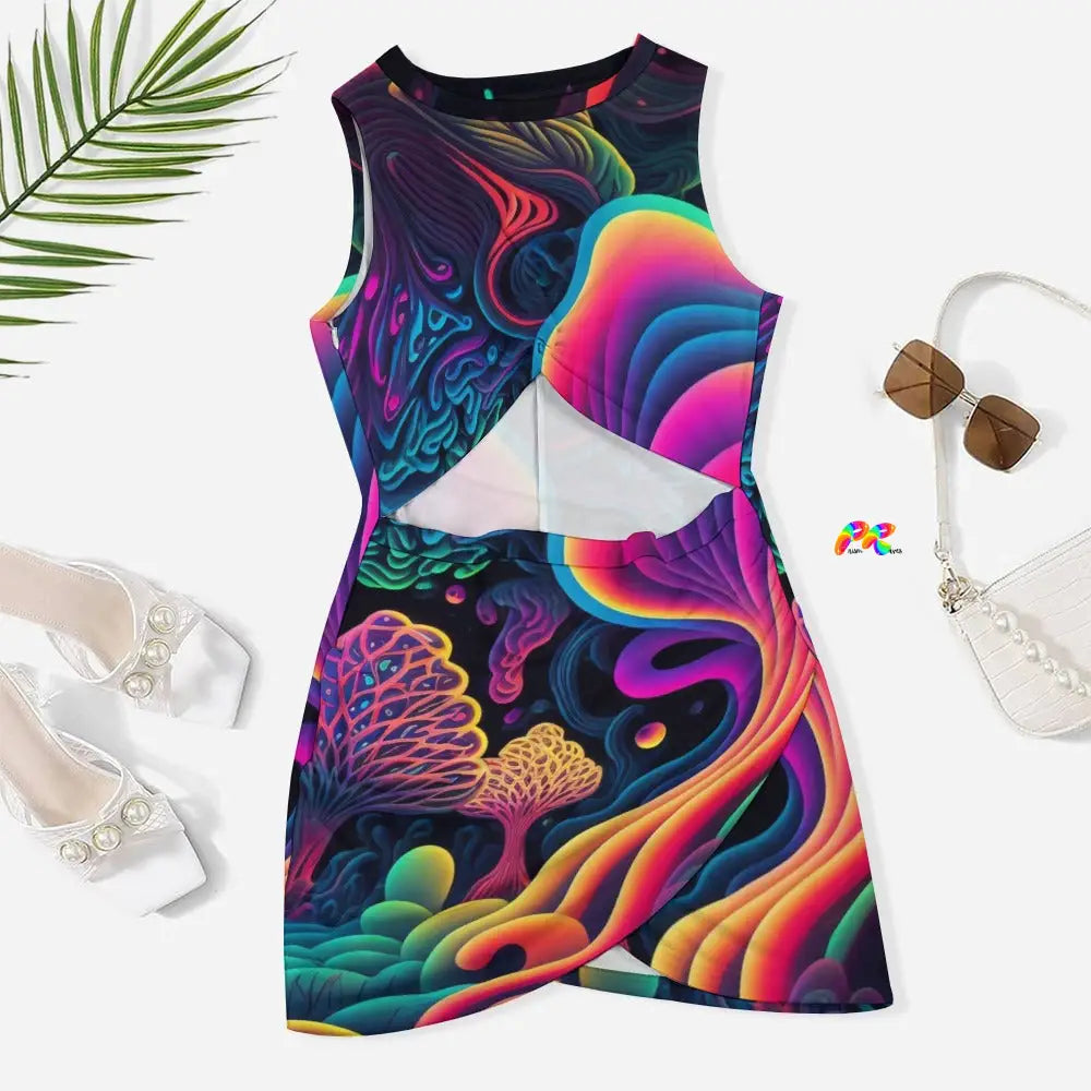 Underwater Flow Rave Dress