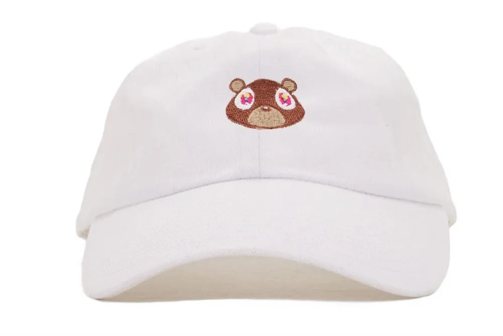 Unisex Exclusive Kanye West Ye Bear Dad Hat Snapback Baseball Caps