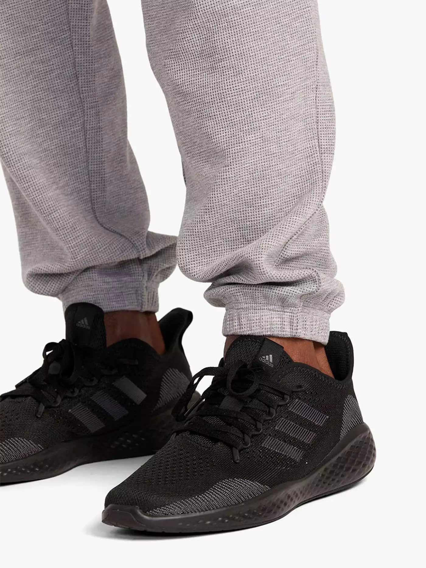 VA Cable Waffle Jogger Pants