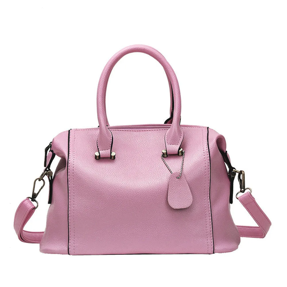 women PU leather Luxury Hbag Classic cy color women's tote shoulder messenger bags large bag