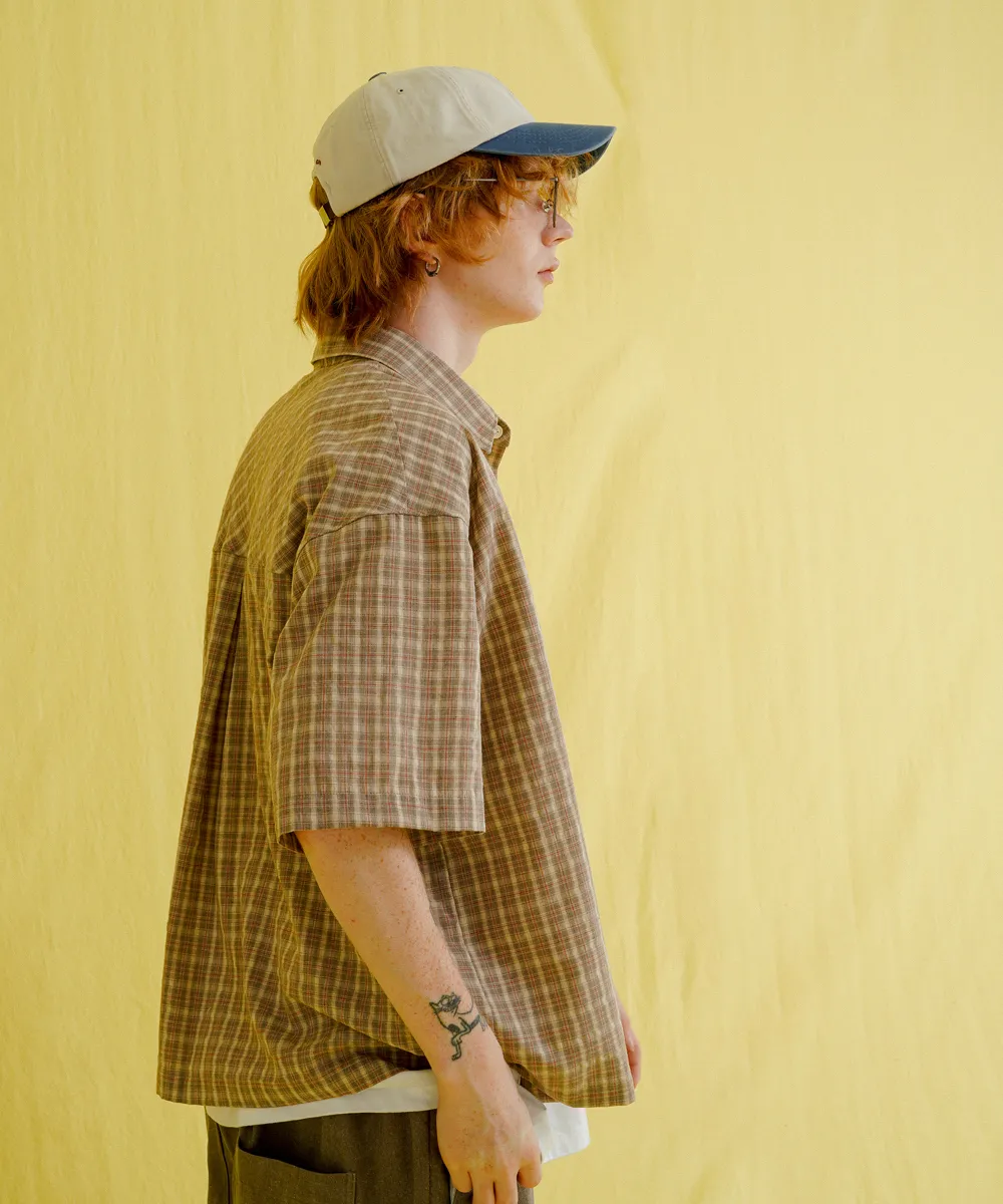 WV PROJECT  |[WV PROJECT]★24SS★NOVEL CHECK SHORT SLEEVE SHIRT