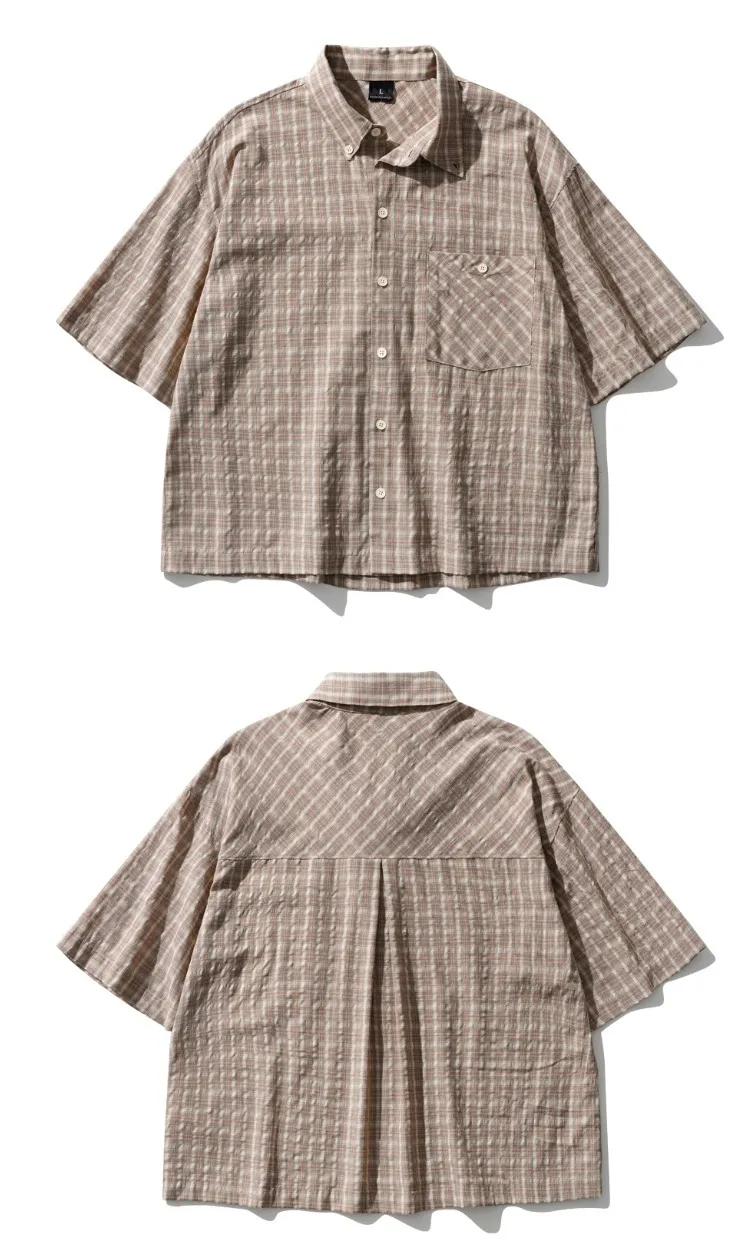 WV PROJECT  |[WV PROJECT]★24SS★NOVEL CHECK SHORT SLEEVE SHIRT