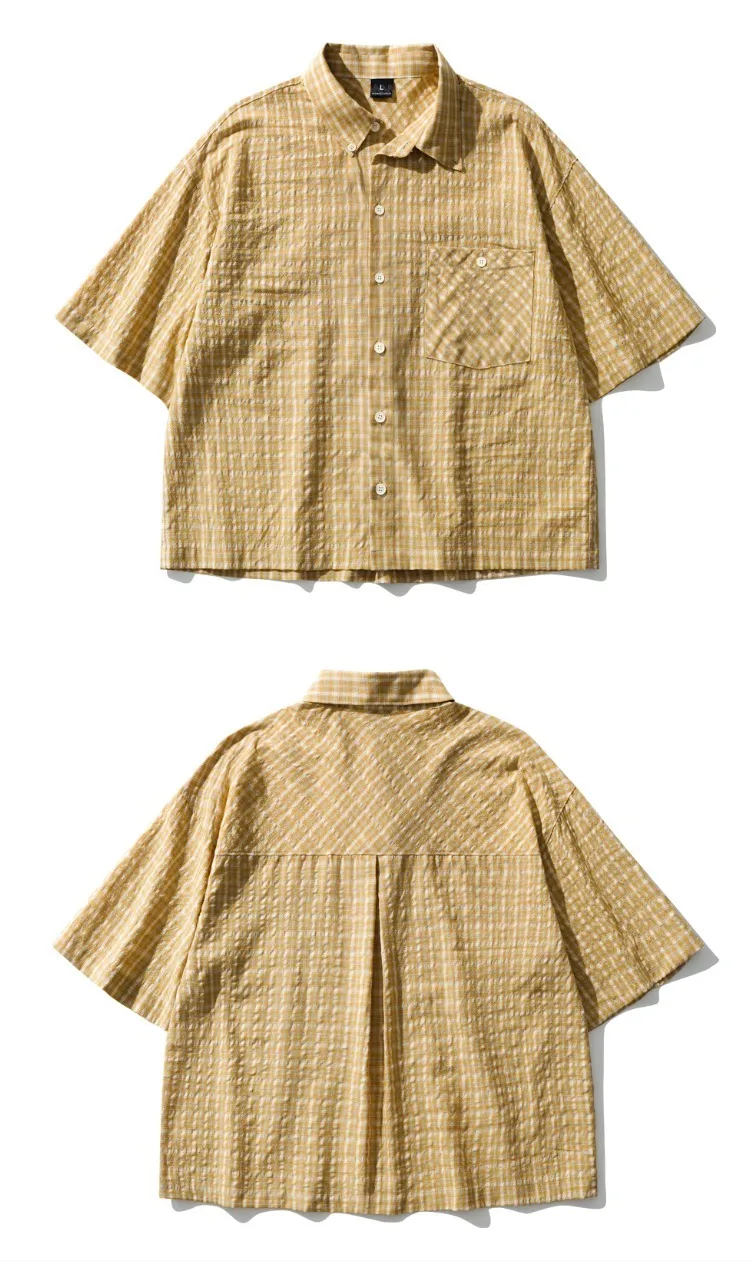 WV PROJECT  |[WV PROJECT]★24SS★NOVEL CHECK SHORT SLEEVE SHIRT