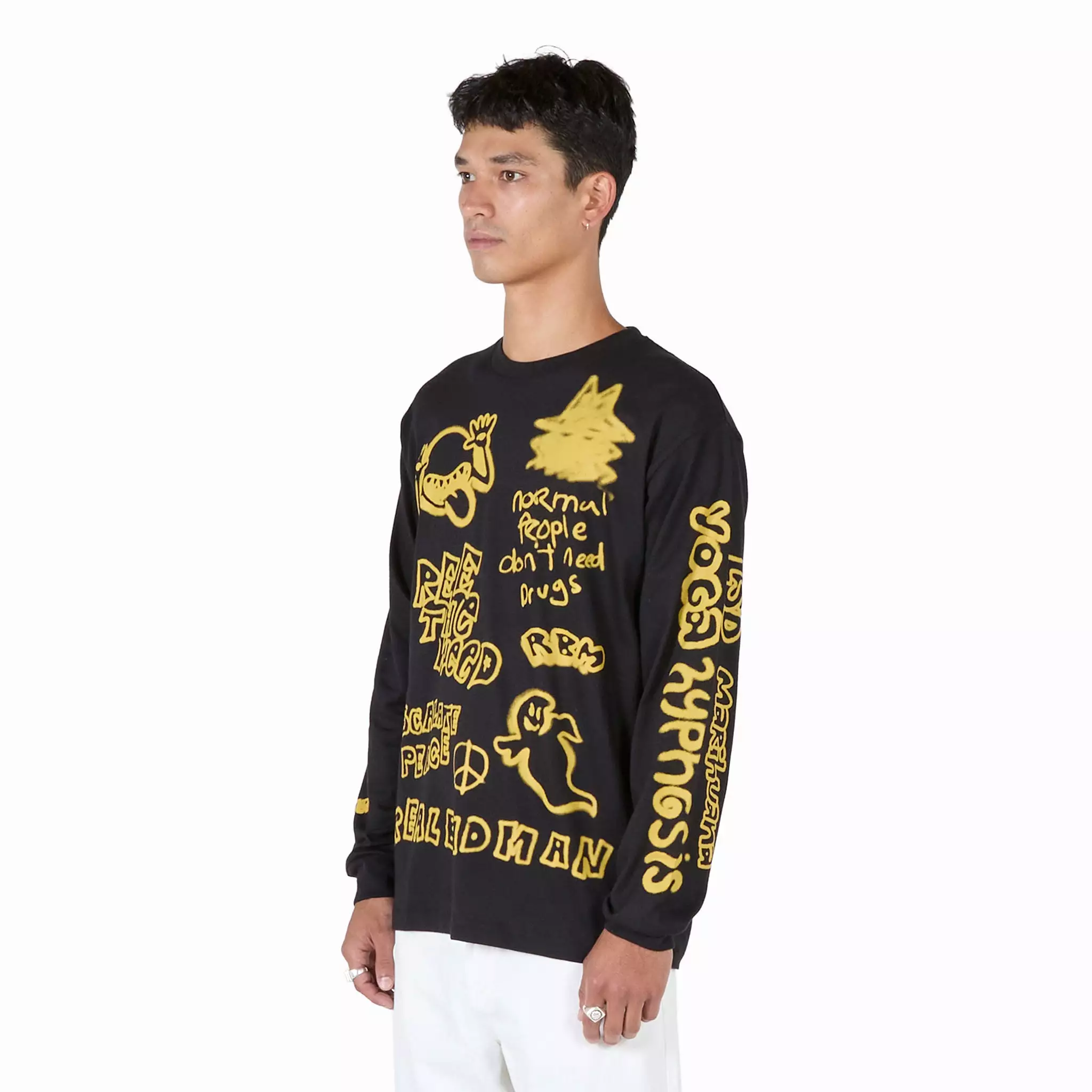 Youth Party Longsleeve T-Shirt Black